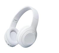 zhszzz Bluetooth Earphones Over-ear Foldable Computer Wireless Headphones Noise Cancellation Stereo Gaming Headset(White)