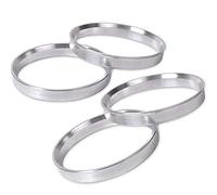 ZHTEAPR 4pcs Wheel Hub Centric Rings 72.6 to 57.1 OD=72.6mm ID=57.1mm Aluminium Alloy Wheel Hubrings 57.1 to 72.6