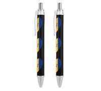 ZHTGDR Chicken Nuggets Retractable Ballpoint Pen Black Ink 0.5mm Fine Point Pens Office Supplies for Teacher Nurse