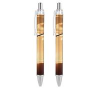 ZHTGDR Summer Good Time Ballpoint Pens 0.5mm Retractable Work Ball Point Pen Quick Dry Smooth Write 4 PCS