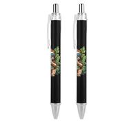 ZHTRJT I Love My Shih-Tzu Ballpoint Pen Retractable Ball Pen Writing Pens Work Pen for Office School Supplies 2 PCS