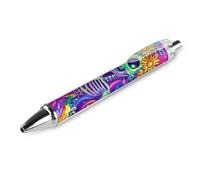 ZHTRJT Science Fiction Wolves Ballpoint Pen Retractable Ball Pen Writing Pens Work Pen for Office School Supplies 2 PCS