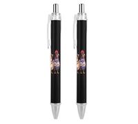 ZHTRJT Three Hens Rooster Glasses Ballpoint Pen Retractable Ball Pen Writing Pens Work Pen for Office School Supplies 2 PCS