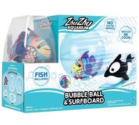 Zhu Zhu Aquarium Starter Set with Fish (Bubble Ball & Surfboard ), Multi
