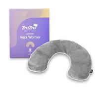 Zhu-Zhu Lavender Neck Warmer Grey Wheat Bag Microwavable Neck & Shoulder Heat Pad for Pain Relief - Natural Lavender Wheat Bag Heated Pillow - Heat Pack for Tension Relief