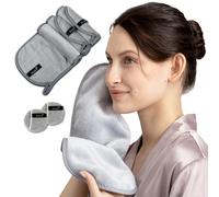 Zhu-Zhu Reusable Makeup Remover Cloths. Eye Makeup Remover Pads Ultra-Soft, Gentle on Skin, Ideal for Sensitive Skin Easy Cleaning, Washable Face Pads Eco Friendly Make Up Wipes Facial Cleansing Cloth
