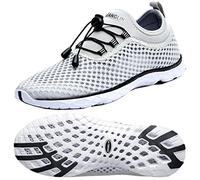 Zhuanglin Women's Quick Drying Aqua Water Shoes,3-Second Drainage & All-Terrain for Swimming,Hiking,Yoga, 789light Grey, 5 UK