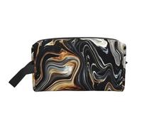 Zhuanyun Abstract Marble Ink Texture print Travel storage bag, daily storage bag, travel toiletries, cosmetics zipper storage bag