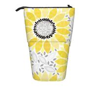 Zhuanyun Abstract Sunflowers print Multi functional storage bag, makeup bag wallet, stylish and multifunctional bag