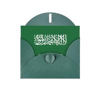 Zhuanyun Flag of Saudi Arabia print Luxury Pearlescent Paper Invitation Cards - Baptism, Holiday Gatherings | Includes Envelopes