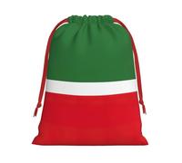 Zhuanyun Flag of the Chechen Republic Plush Drawstring present bag for Halloween - fit for Christmas, promotions, annual ceremonies