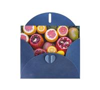 Zhuanyun Fruit Picture print Luxury Pearlescent Paper Invitation Cards - Baptism, Holiday Gatherings | Includes Envelopes