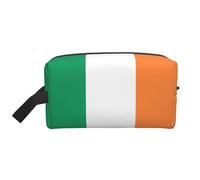 Zhuanyun Irish flag print Travel storage bag, daily storage bag, travel toiletries, cosmetics zipper storage bag