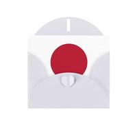 Zhuanyun Japanese flag print Luxury Pearlescent Paper Invitation Cards - Baptism, Holiday Gatherings | Includes Envelopes