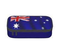Zhuanyun Large Capacity Storage Bag, Office Supplies Box, Australian flag Makeup Bag, Desk Organizer with Stylish, Black, One Size, Concise