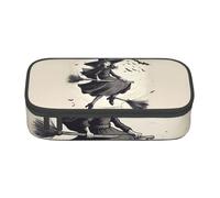 Zhuanyun Large Capacity Storage Bag, Office Supplies Box, Halloween Witch Flying 1 Makeup Bag, Desk Organizer with Stylish