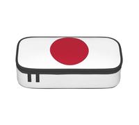 Zhuanyun Large Capacity Storage Bag, Office Supplies Box, Japanese flag Makeup Bag, Desk Organizer with Stylish, Black, One Size, Concise