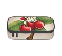 Zhuanyun Large Capacity Storage Bag, Office Supplies Box, lovely sweet red cherry 1 Makeup Bag, Desk Organizer with Stylish