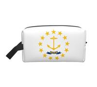 Zhuanyun Rhode Island State Flag print Travel storage bag, daily storage bag, travel toiletries, cosmetics zipper storage bag