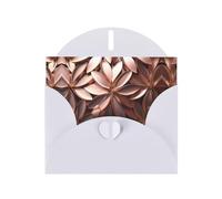 Zhuanyun Rose Gold print Luxury Pearlescent Paper Invitation Cards - Baptism, Holiday Gatherings | Includes Envelopes