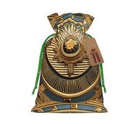 Zhuanyun Sun Old Egyptian Timeless Grace print Large Christmas bag, reusable drawstring linen packet, Birthday Parties Supplies
