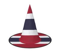 Zhuanyun Thailand Flag print Halloween hat Halloween Costume Accessories Headdress Party Accessories Witch Hat