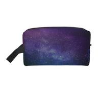 Zhuanyun Universe with Stars Galaxy Interstellar print Travel storage bag, daily storage bag, travel toiletries, cosmetics zipper storage bag