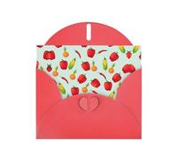 Zhuanyun Vegetable Corn print Luxury Pearlescent Paper Invitation Cards - Baptism, Holiday Gatherings | Includes Envelopes