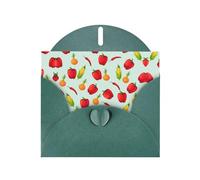 Zhuanyun Vegetable Corn print Luxury Pearlescent Paper Invitation Cards - Baptism, Holiday Gatherings | Includes Envelopes