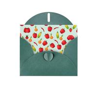 Zhuanyun Vegetable Corn print Luxury Pearlescent Paper Invitation Cards - Baptism, Holiday Gatherings | Includes Envelopes