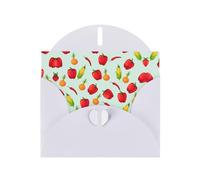 Zhuanyun Vegetable Corn print Luxury Pearlescent Paper Invitation Cards - Baptism, Holiday Gatherings | Includes Envelopes