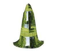 Zhuanyun Willow Tree print Hooded Cloak - Leading Knot Hood, Fit for Theme Parties, Vampire/Witch Costumes
