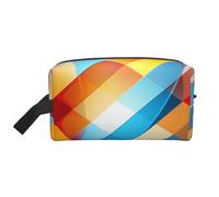 Zhuanyun ZigZag Stripe print Travel storage bag, daily storage bag, travel toiletries, cosmetics zipper storage bag