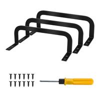 Zhuatek 3 Pcs Mattress Retainer Bar, Metal Mattress Slide Stopper for Adjustable Beds, Mattress Holder in Place to Keep Mattress from Sliding, Mattress Stabilizers for Bed Frame