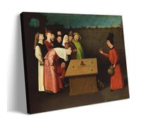 ZhuCaiRr Hieronymus Bosch Painter Works (The Conjuror) Poster Picture Print Wall Art Painting Canvas Artworks Gift Idea Room Aesthetic 12x18inch(30x45cm)