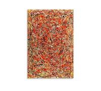 ZhuCaiRr Jackson Pollock Painter Works《The Fury》Poster Picture Print Canvas Wall Paint Arts Decor Modern Home Artworks Gift Idea 12x18inch(30x45cm)