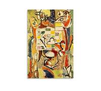 ZhuCaiRr Jackson Pollock Painter Works（The Tea Cup） Poster Canvas Wall Art Picture Prints Hanging Photo Gift Idea Decor Homes Artworks 16x24inch(40x60cm)