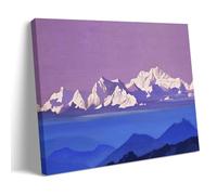 ZhuCaiRr Nicholas Roerich Painter Works《Kanchenjunga》Poster Canvas Art And Wall Art Picture Print Modern Family Bedroom Decors 08x12inch(20x30cm)