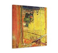 ZhuCaiRr Pierre Bonnard Painter Works (The Mimosa Workshop) Poster Artworks Picture Print Wall Art Painting Canvas Gift Decor Homes Decorative 20x20inch(50x50cm)