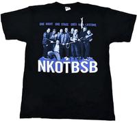 ZHUGU Adult on The Block Backstreet NKOTBSB Tour Shirt T-Shirt Black O Neck Tee