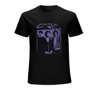 ZHUGU Cocteau Twins Promo t-Shirt, Vintage Cocteau Twins Shirt Black