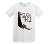 ZHUGU Drag Me to Hell 2009 Old Movie Horror T-Shirt White O Neck Tee