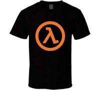 ZHUGU Half Life 2 - Lambda Video Game T Shirt Black