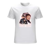 ZHUGU I Love Oscar Isaac Pedro Pascal Cursed Fan Collage T-Shirt Summer Top Tees Mens Graphic T-Shirts Hip Hop White L