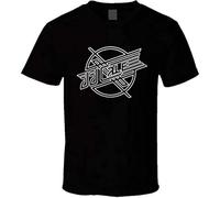 ZHUGU J. J. JJ Cale Guitaris Tribute Logo Shirt Black White Tshirt Men's Black_O Neck Tee