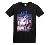 ZHUGU Jeff Becks Guitar Shop Creativity Fashion City EU Size Jacket T-Shirt Black O Neck Tee