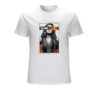 ZHUGU Men's Becky Lynch The Man Photo T Shirt White L