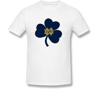 ZHUGU Men's Notre Dame Fighting Irish T Shirt O Neck Tee
