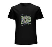 ZHUGU Men's The B-52'S Planet Claire Adult T-Shirt Black Black