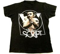 ZHUGU npl The Script Irish Pop Band T Shirt T-Shirt Black O Neck Tee